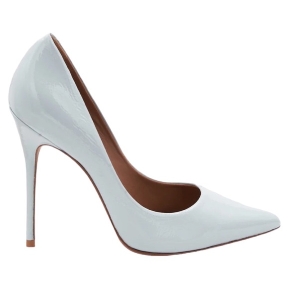 BCBGMAXAZRIA Women’s Nova Pump Crinkle Patent Blue - Picture 3 of 5